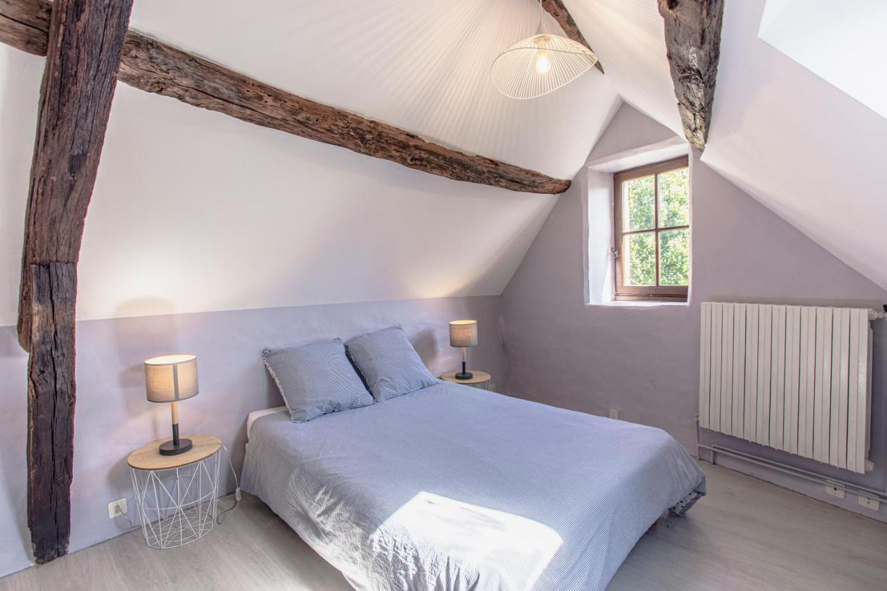Maison En Pierres Au Coeur Du Village Medieval De Villeneuve Экстерьер фото